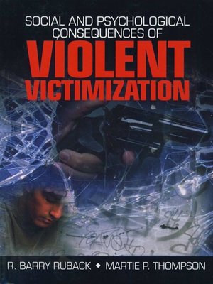 cover image of Social and Psychological Consequences of Violent Victimization